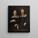 Retrato de dos hombres - Jacob van Oost — cuadro enmarcado en la pared
