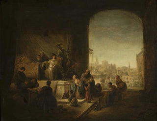 Jacob Willemsz de Wet - Joseph selling grain in Egypt.webp