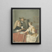 the musical company after Gérard ter Borch II - Jacob Willemz. de Vos — framed artwork on a wall