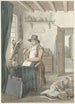 Portrait of the artist Jacob Smies in a studio with art objects - Jacob Willemz de Vos — artwork view