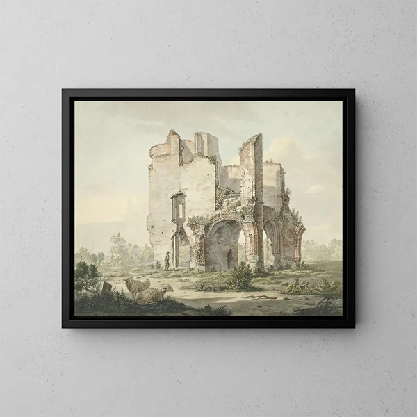 La runa de la abadía de Rijnsburg - Jacob van Liender — cuadro enmarcado en la pared
