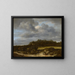 Campo de maíz - Jacob van Ruisdael — cuadro enmarcado en la pared