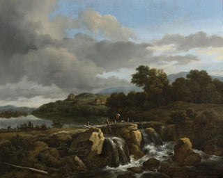 Jacob van Ruisdael - Landscape with Cascade.webp