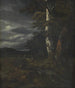 Paisaje con una escena de caza - Jacob van Ruisdael — vista de la obra