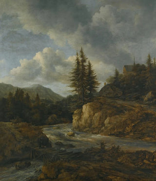 Jacob van Ruisdael - Northern Landscape With A Torrent.webp