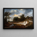Falaise sablonneuse - Jacob van Ruisdael — cuadro enmarcado en la pared