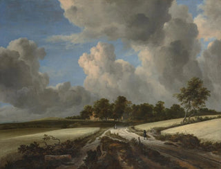 Campos de trigo - Jacob van Ruisdael — vista de la obra