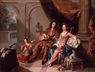 El guitarrista - Jacob van Schuppen — vista de la obra