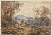 Paisaje con ovejas y cabras - Jacob van der Does — vista de la obra
