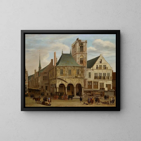 L'ancien hôtel de ville - Jacob van der Ulft — cuadro enmarcado en la pared