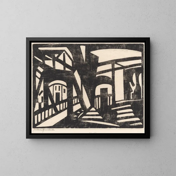 Composición n° 15 - Jacoba van Heemskerck — cuadro enmarcado en la pared