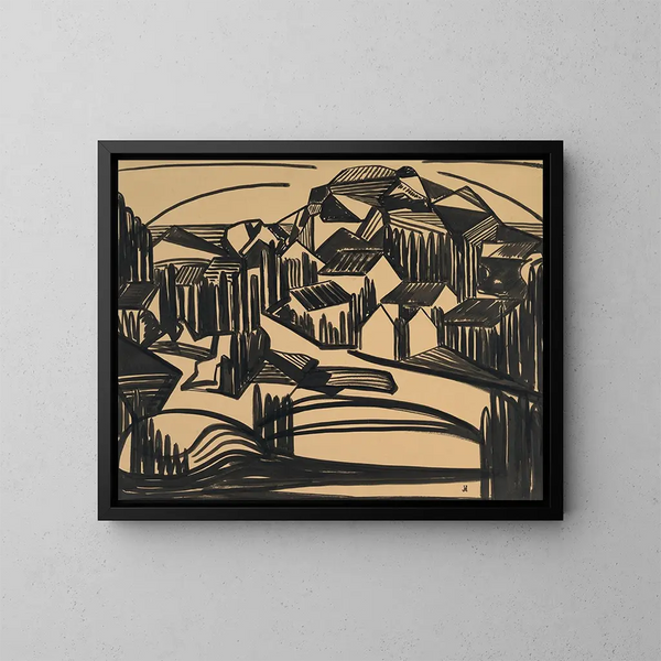 Dibujo 16 - Jacoba van Heemskerck — cuadro enmarcado en la pared