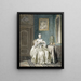 Joven bordadora - Jacobus Buys — cuadro enmarcado en la pared