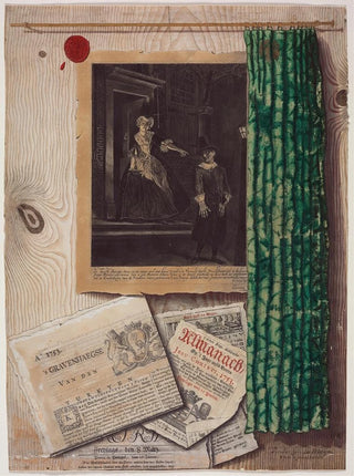 Jacobus Cornelis Meyer - Trompe lOeil Still Life.webp