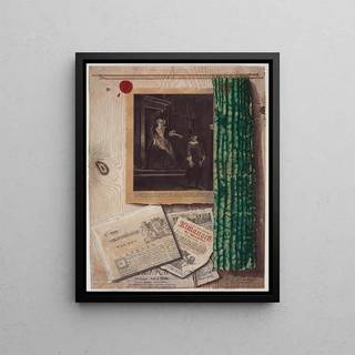 Jacobus Cornelis Meyer - Trompe lOeil Still Life.webp