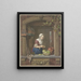 Hija de la cocinera - Jacobus Johannes Lauwers — cuadro enmarcado en la pared