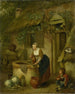 Woman drawing water from a well - Jacobus Johannes Lauwers — artwork view