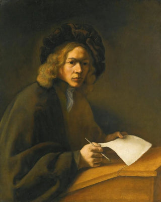Jacobus Levecq - A Young Man At A Writing Desk.webp