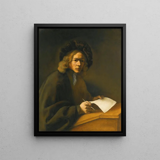 Jacobus Levecq - A Young Man At A Writing Desk.webp
