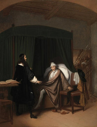 Jacobus Ludovicus Cornet - De gebroeders De Witt in de Gevangenpoort Anno 1672.webp