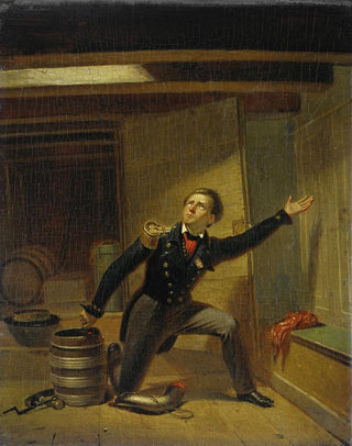 Jacobus Schoemaker Doyer - Jan van Speijk steekt de lont in het kruit 5 februari 1831.webp