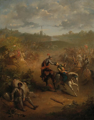 Jacobus van Koningsveld - Het dappere optreden van Marcelis Bax bij Bergen op Zoom Anno 1588.webp
