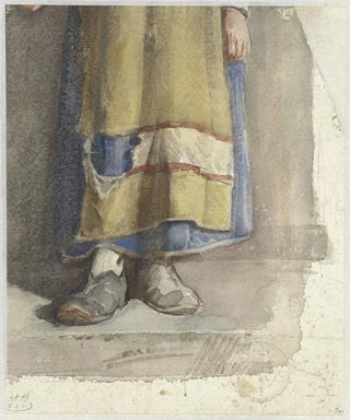 Jacobus van Looy - Benen en voeten van staande vrouwelijke figuur.webp