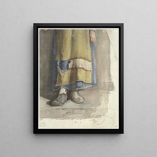 Jacobus van Looy - Benen en voeten van staande vrouwelijke figuur.webp