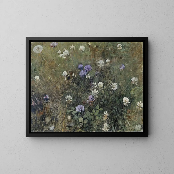 Trébol en flor - Jacobus van Looy — cuadro enmarcado en la pared