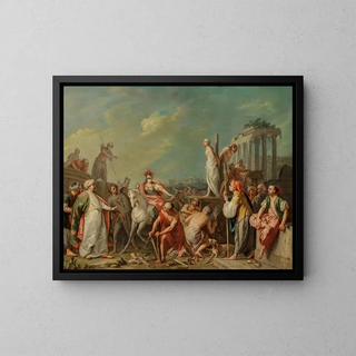 Jacopo Amigoni - Clorinda Rescuing Olindo and Sophronia.webp
