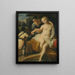 David y Betsabé - Jacopo Amigoni — cuadro enmarcado en la pared
