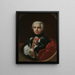 Retrato de Farinelli Carlo Broschi conocido como 1705-1782 soprano - Jacopo Amigoni — cuadro enmarcado en la pared