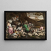 El viaje de Jacob - Jacopo Bassano — cuadro enmarcado en la pared