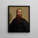 Retrato de un hombre barbudo - Jacopo Bassano — cuadro enmarcado en la pared