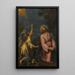 Agonía en el jardín - Jacopo Ligozzi — cuadro enmarcado en la pared