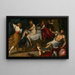 Venus and Mars - Jacopo Palma the Younger — framed artwork on a wall