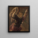 Ángel de la Anunciación a la Virgen - Jacopo Tintoretto — cuadro enmarcado en la pared