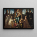 The Doge Alvise Mocenigo and his family before the Virgin and Child - Jacopo Tintoretto — framed artwork on a wall