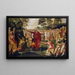 Moïse frappant le rocher - Jacopo Tintoretto — framed artwork on a wall