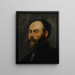 Portrait of a Man - Jacopo Tintoretto — framed artwork on a wall