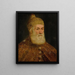 Retrato del Dogo Girolamo Priuli - Jacopo Tintoretto — cuadro enmarcado en la pared