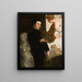 Retrato de Ottavio Strada - Jacopo Tintoretto — cuadro enmarcado en la pared