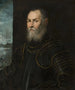 Portrait of a Venetian admiral - Jacopo Tintoretto — artwork view