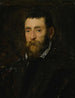 retrato de un hombre barbudo, quizás el príncipe Antonio di Santacroce de Roma - Jacopo Tintoretto — vista de la obra