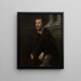 Retrato del humanista Giovanni Paolo Cornaro - Jacopo Tintoretto — cuadro enmarcado en la pared