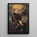 El bautismo de Cristo - Jacopo Tintoretto — cuadro enmarcado en la pared