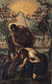 El bautismo de Cristo - Jacopo Tintoretto — vista de la obra