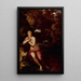 La Madeleine dans le désert - Jacopo Tintoretto — framed artwork on a wall