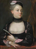 Portrait of a French actress - Jacques-Charles Allais — artwork view