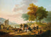 El campamento militar en salida - Jacques-François-Joseph Swebach — vista de la obra